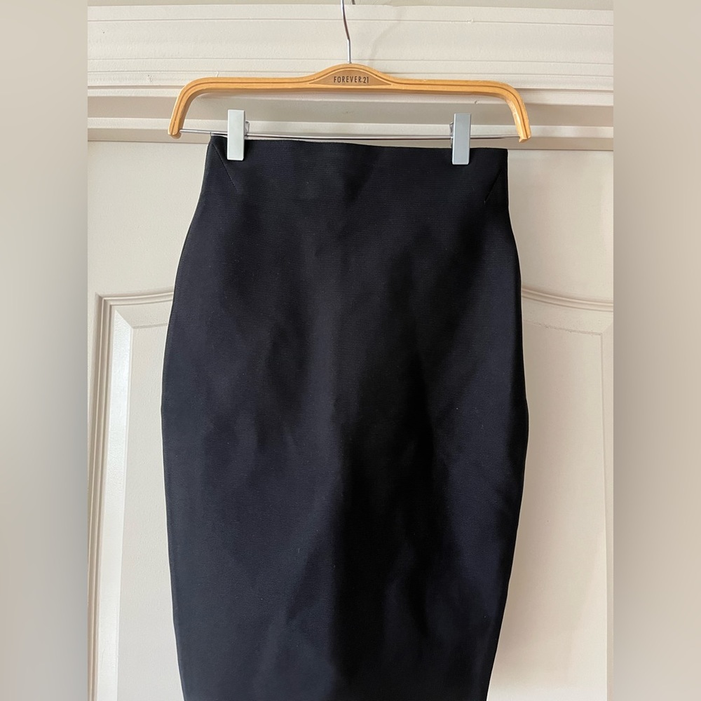FashionNova Black Bodycon Pencil Skirt, S